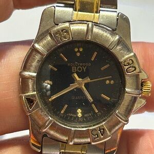 Black and Gold Men's Watch